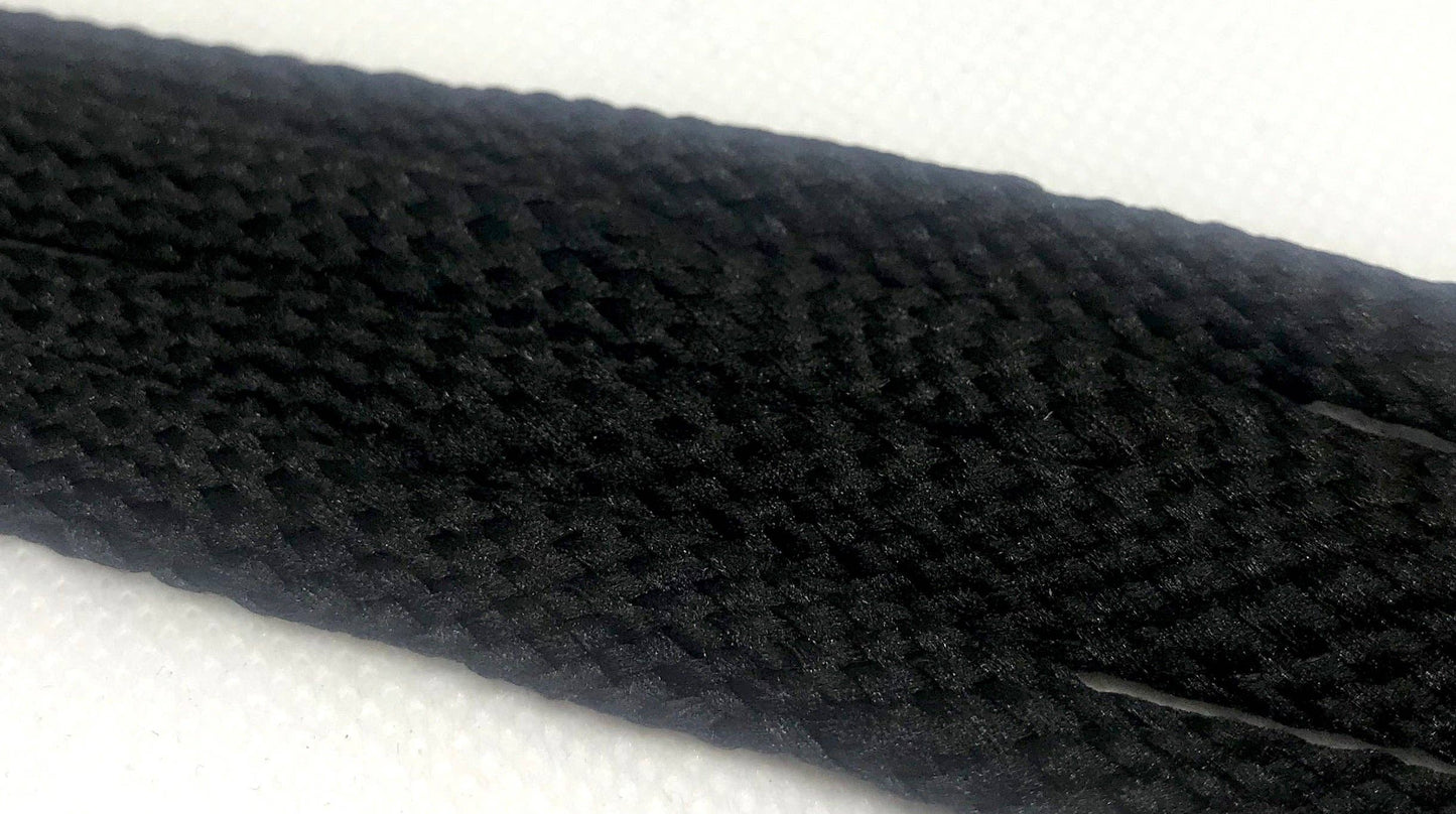 Solid Black Flat Shoelaces- 60"