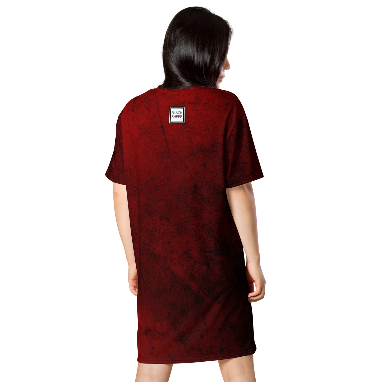 Grunge Red- T-shirt dress