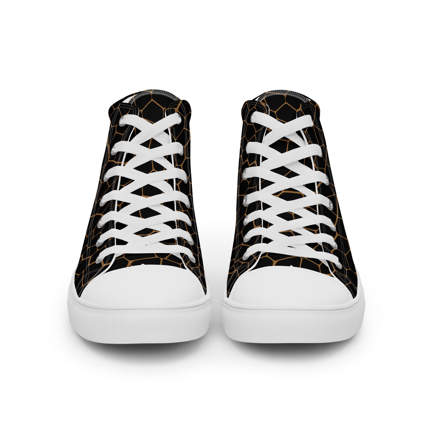 Gold Throne- Women’s high top canvas shoes