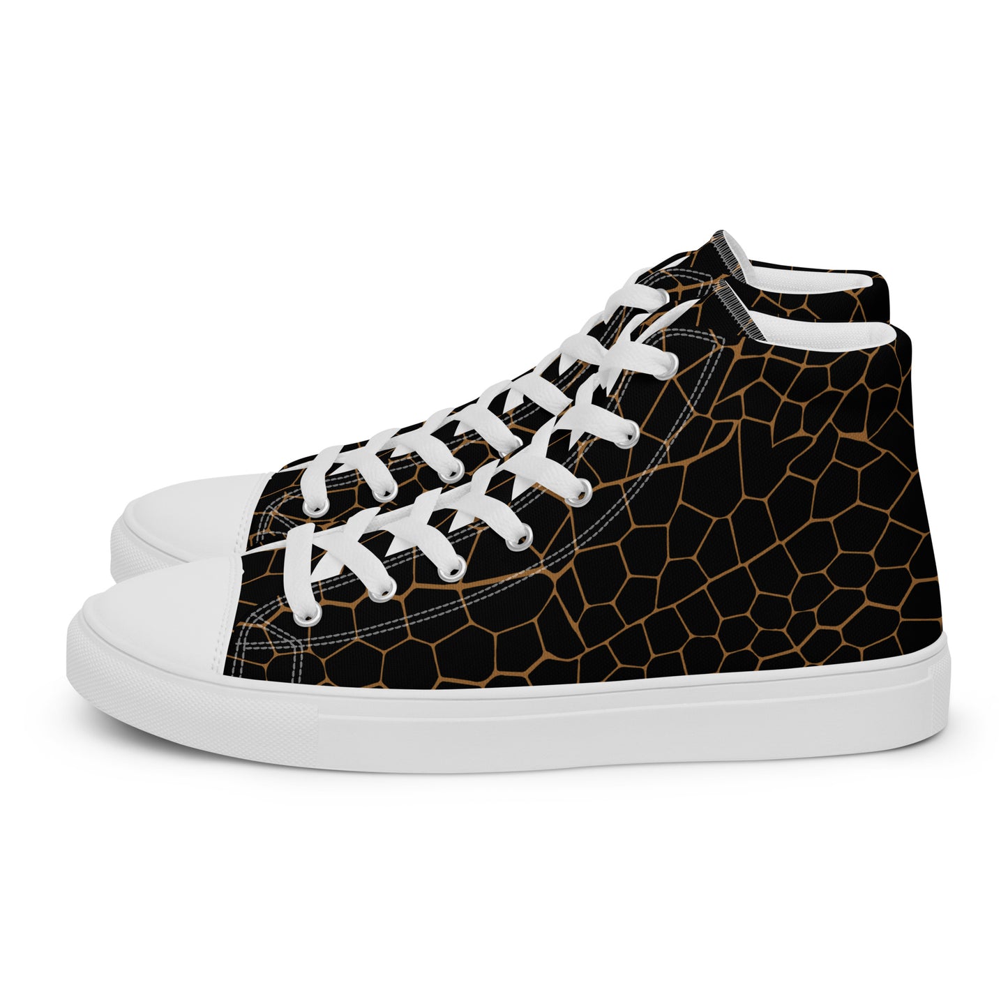 Gold Throne- Women’s high top canvas shoes