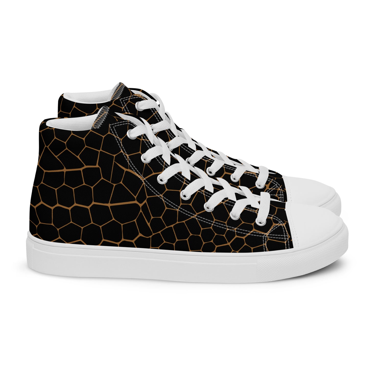 Gold Throne- Women’s high top canvas shoes