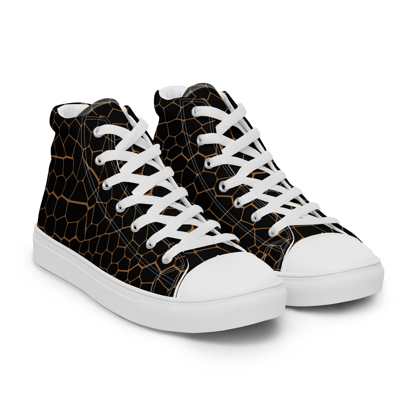 Gold Throne- Women’s high top canvas shoes